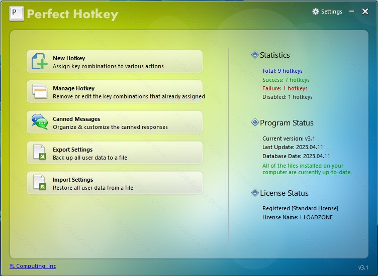 Perfect Hotkey 3.1 โปรแกรมกำหนดปุ่มลัด Hotkey