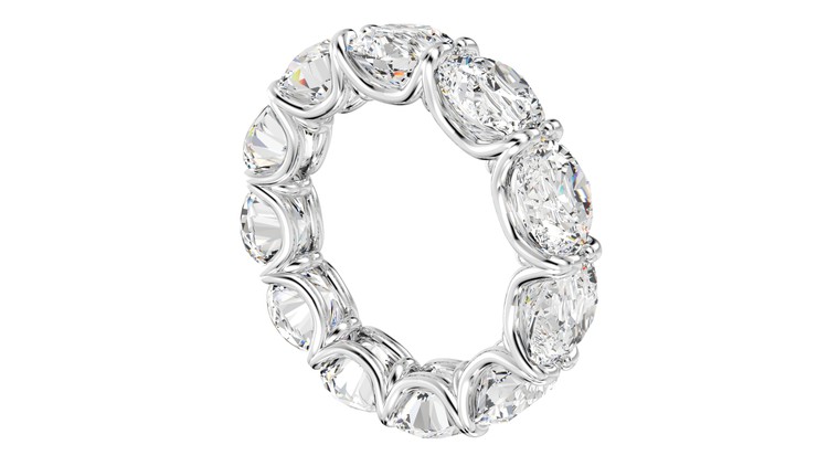 How to model eternity ring in Rhino 3D