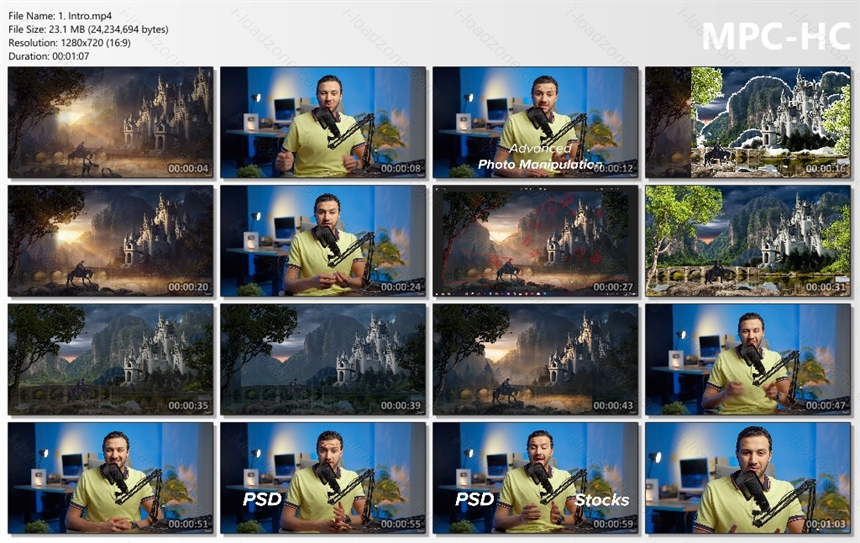 The Lost Castle-Photoshop advanced manipulation course