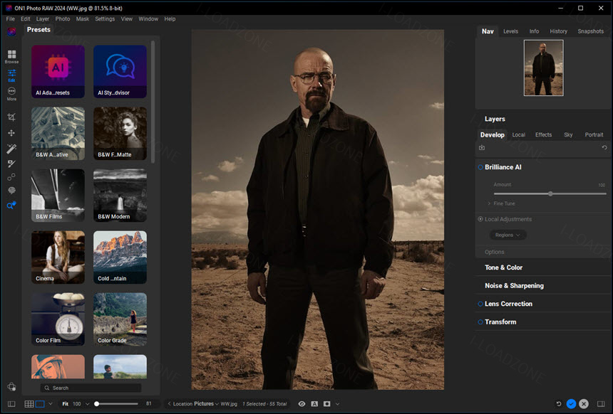 ON1 Photo RAW + MAX 2026 ล่าสุด.4 (x64) โปรแกรมแต่งรูปภาพระดับมืออาชีพ
