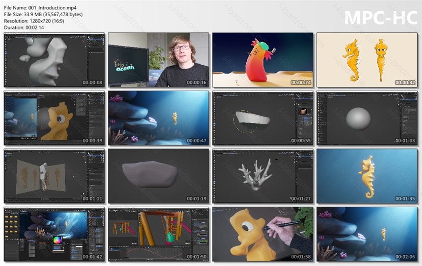 Skillshare – Into the Ocean: Character Sculpting Essentials in Blender 3D