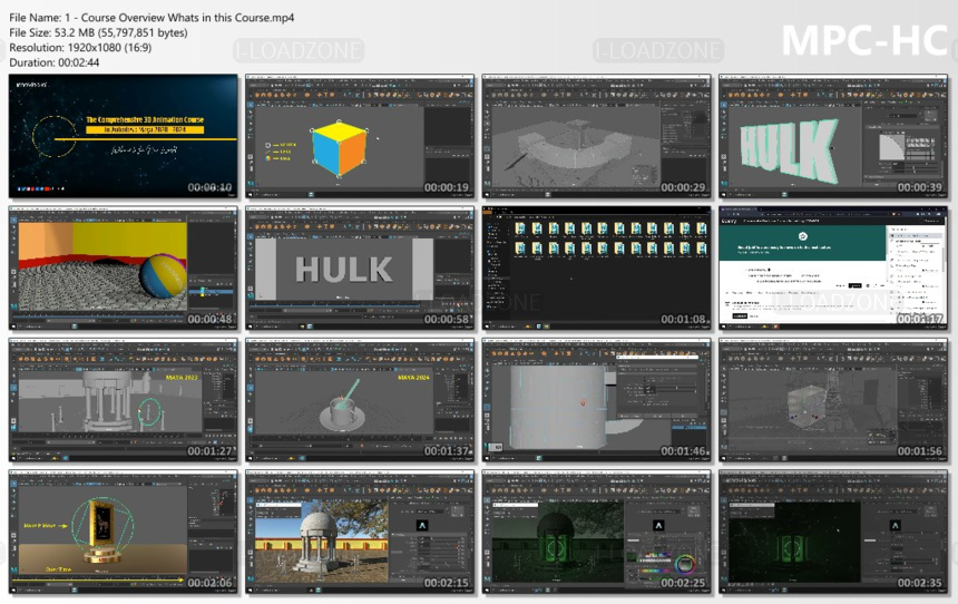 Comprehensive 3D Animation Course In Autodesk Maya 2020-2024