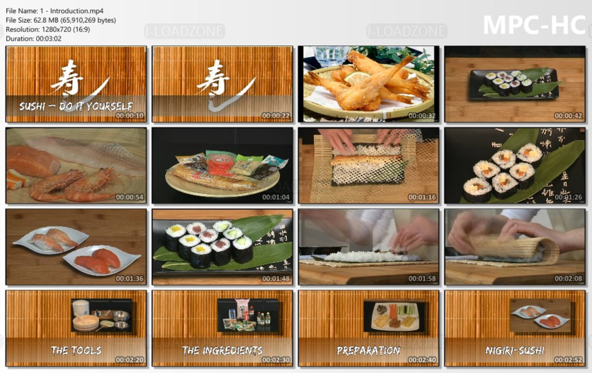 Sushi Cooking Lesson - Do It Yourself