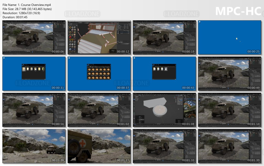 Create and Animate a Vehicle in Blender & Substance Painter