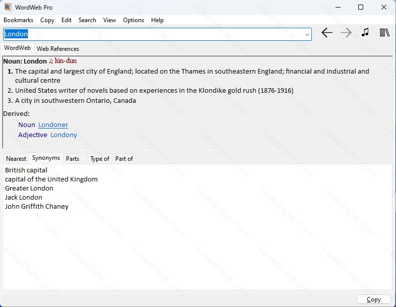 WordWeb Pro 10.62 + Ultimate Reference Bundle พจนานุกรมภาษาอังกฤษ แบบออฟไลน์ ระดับโปร โปรแกรม