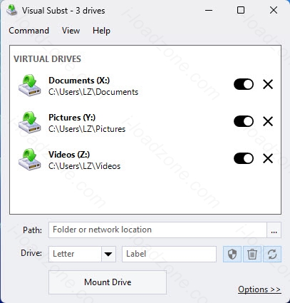 Visual Subst 6.0 โปรแกรมสร้างไดรฟ์จำลอง ช่วยแปลงโฟลเดอร์เป็นไดรฟ์