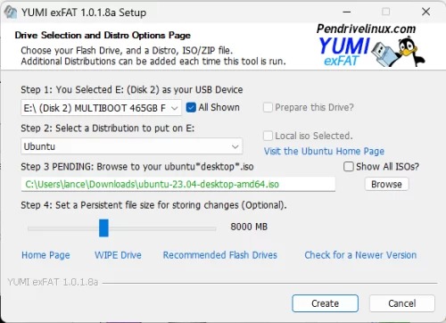 YUMI-exFAT 1 ล่าสุด โปรแกรมสร้าง USB Multi-Boot