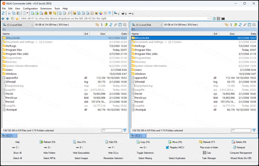 Multi Commander 15 ล่าสุด โปรแกรมจัดการไฟล์อัจฉริยะ