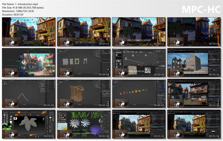 Learn to Make Stylised Environments in Blender & UE5