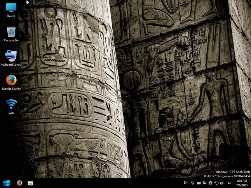 Windows 10/11 PE AnkhTech 15.0 แผ่นบู๊ต WinPE อเนกประสงค์ โปรแกรม