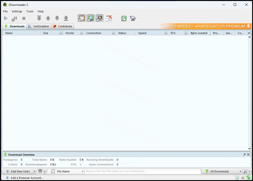 JDownloader 2 ล่าสุด (21) Portable โปรแกรมช่วยดาวน์โหลดไฟล์อัจฉริยะแบบ Open-source