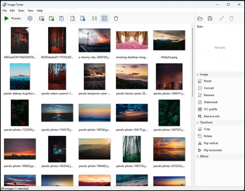 Image Tuner 9.8 พร้อม Portable โปรแกรมปรับแต่งรูปภาพ