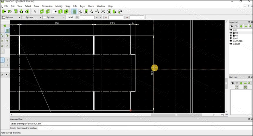 LibreCAD 2 ล่าสุดโปรแกรมออกแบบ 2D CAD ฟรี โปรแกรม