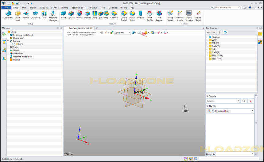 ZW3D 2024 ล่าสุด SP โปรแกรมออกแบบ 3D CAD / CAM