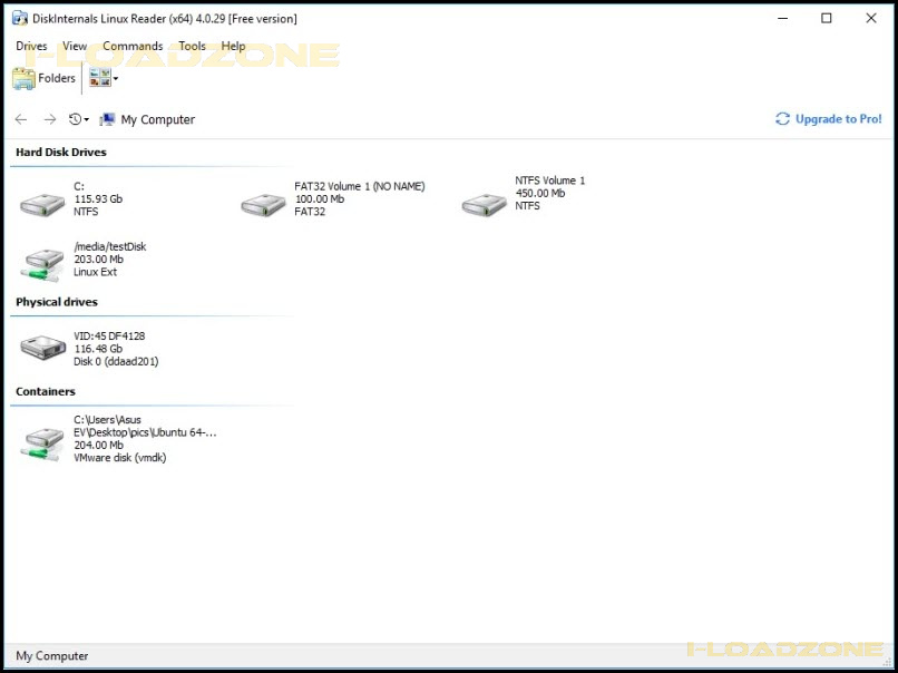 DiskInternals Linux Reader 4 ล่าสุด โปรแกรมอ่านไดร์ฟ Linux