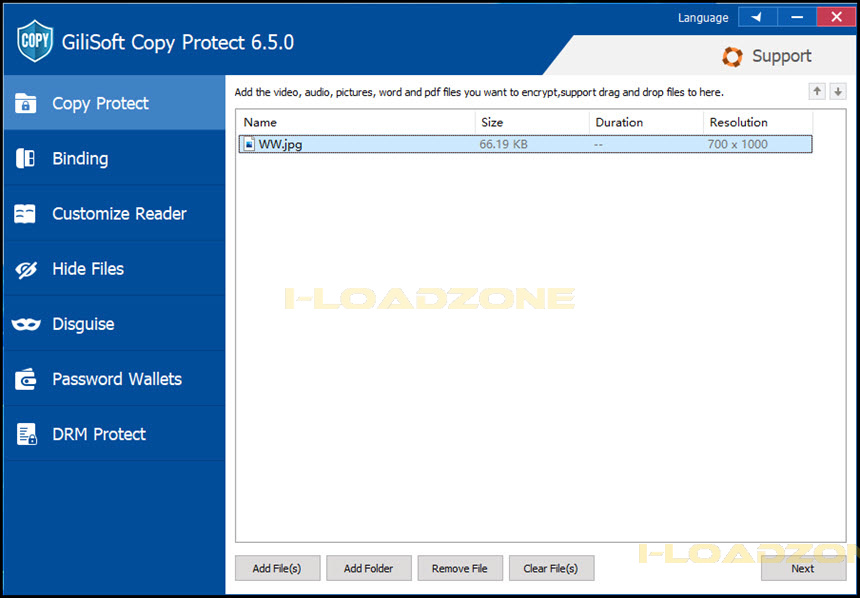 GiliSoft Copy Protect 8 ล่าสุด โปรแกรมป้องกันการก๊อปปี้ไฟล์