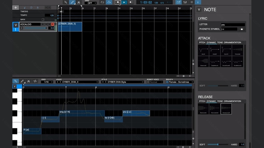 Yamaha Vocaloid 6 ล่าสุด with Voicebanks โปรแกรมสังเคราะห์เสียงร้อง
