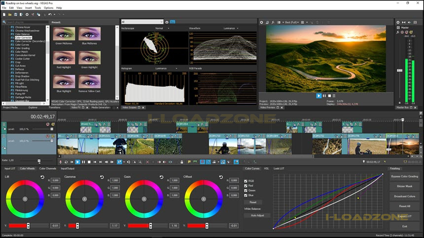 MAGIX VEGAS Effects ชุดเอฟเฟกต์วิดีโอ สำหรับ VEGAS Pro ล่าสุด โปรแกรม