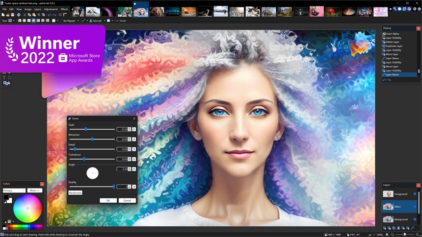 Paint.NET 5 ล่าสุด โปรแกรมแต่งรูป ทำกราฟิก ฟรี