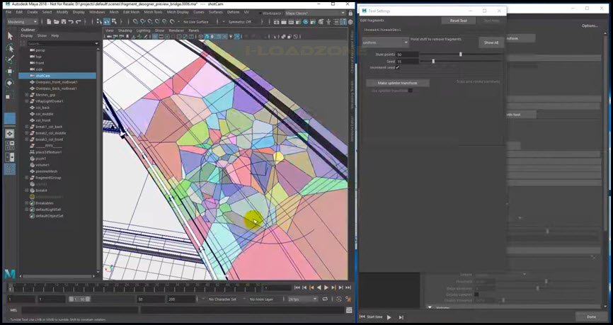 Fracture FX 2 for Maya 2017 ล่าสุด-2023 ปลั๊กอินสำหรับ Maya โปรแกรม