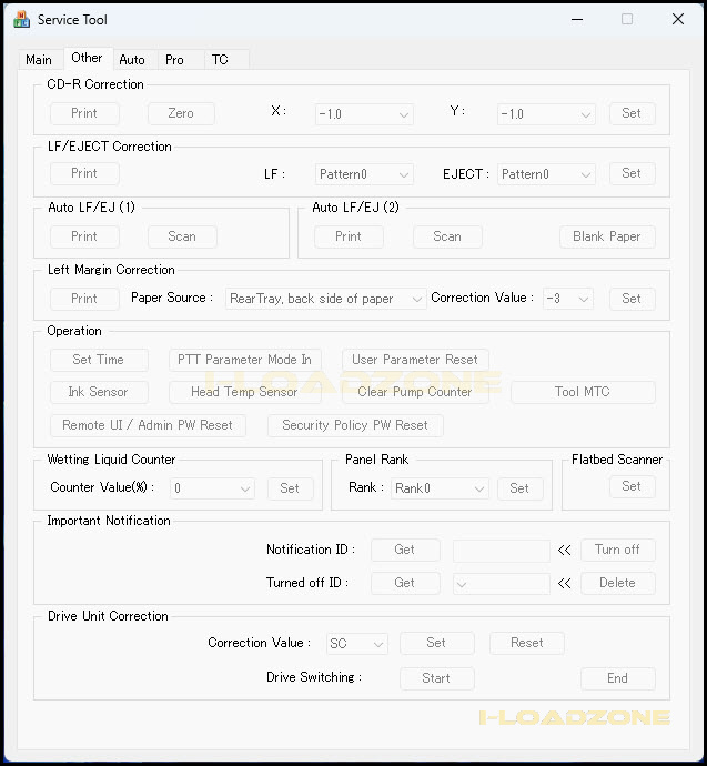 CANON SERVICE TOOL V6210 โปรแกรมเคลียร์ซับหมึก CANON รุ่นใหม่