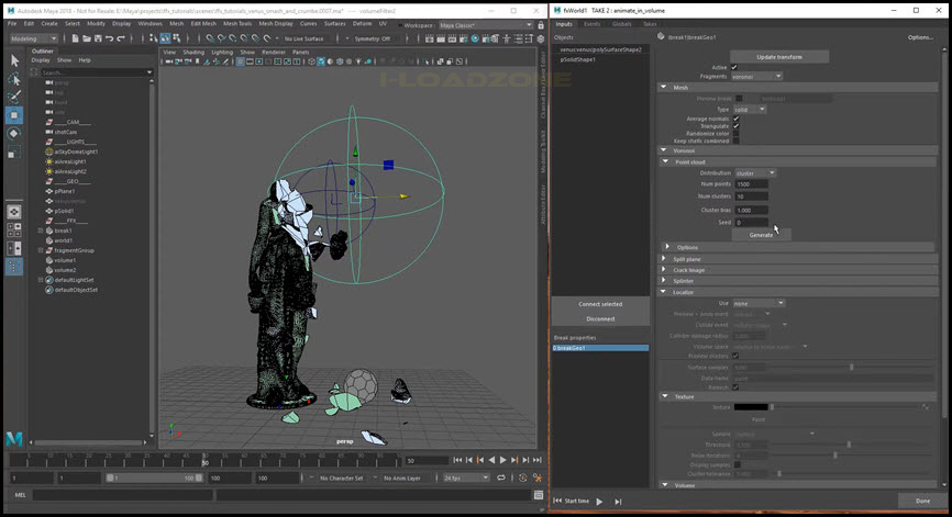 Fracture FX 2 for Maya 2017 ล่าสุด-2023 ปลั๊กอินสำหรับ Maya โปรแกรม