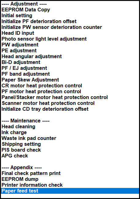 Epson XP-7100 Adjustment Program