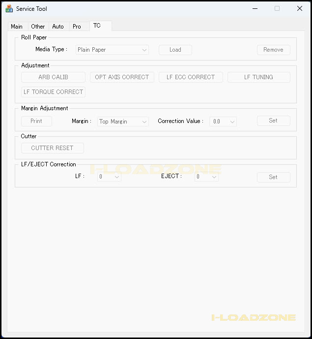 CANON SERVICE TOOL V6210 โปรแกรมเคลียร์ซับหมึก CANON รุ่นใหม่