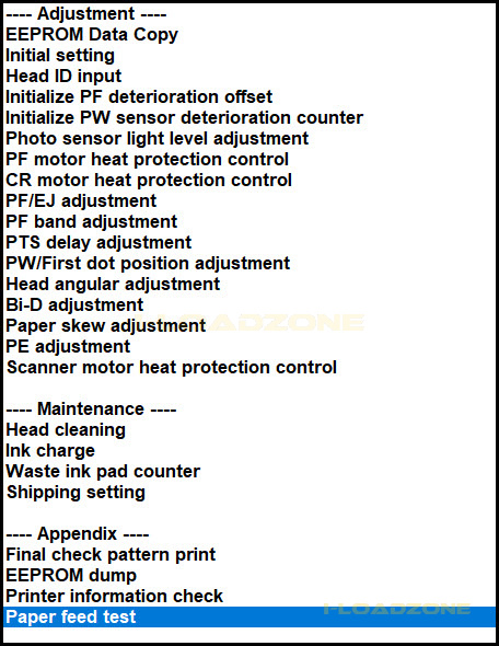 Epson M1140 M1170 M1180 M2140 M2170 M3140 M3170 M3180 Adjustment Program