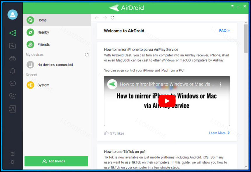 AirDroid 3 ล่าสุด โปรแกรมรีโมท Android บน PC ฟรี