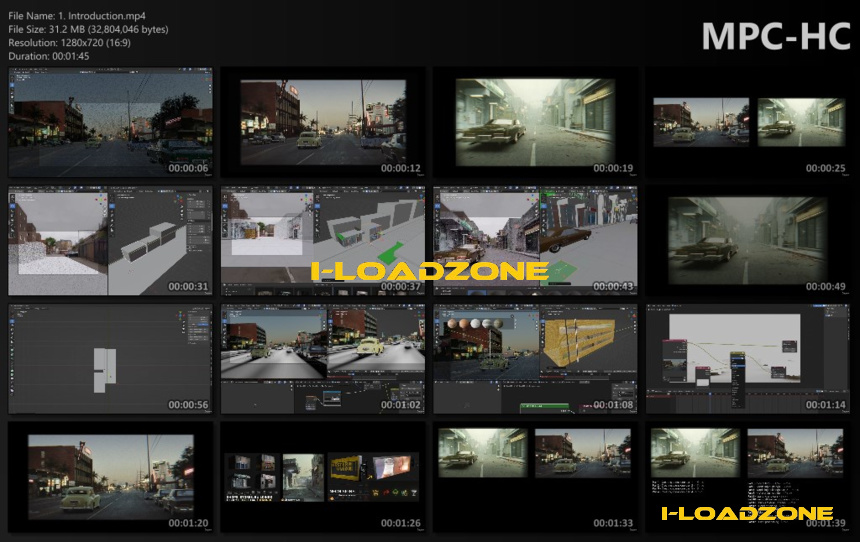Complete Blender course, city environment, car-2 courses