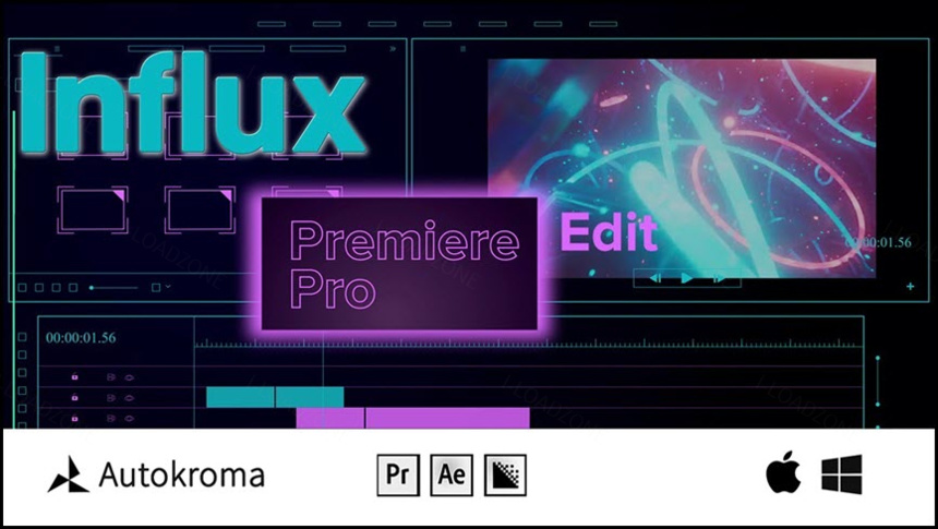 Aescripts Influx (WiN) ปลั๊กอิน Importer สำหรับ Premiere Pro, After Effects ล่าสุด โปรแกรม