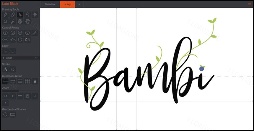 BirdFont 6 ล่าสุด โปรแกรมออกแบบฟอนต์ ฟรี
