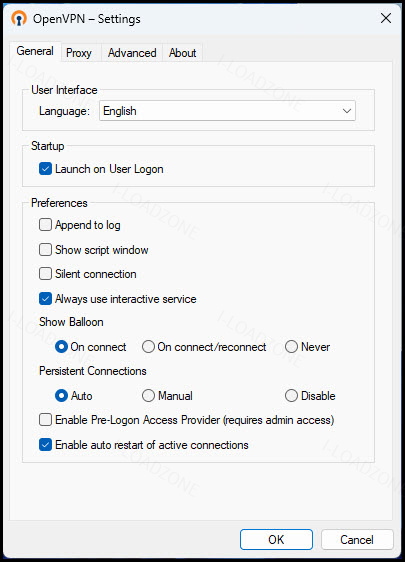 OpenVPN 2 ล่าสุด.I001 โปรแกรมเชื่อมต่อ VPN ฟรี