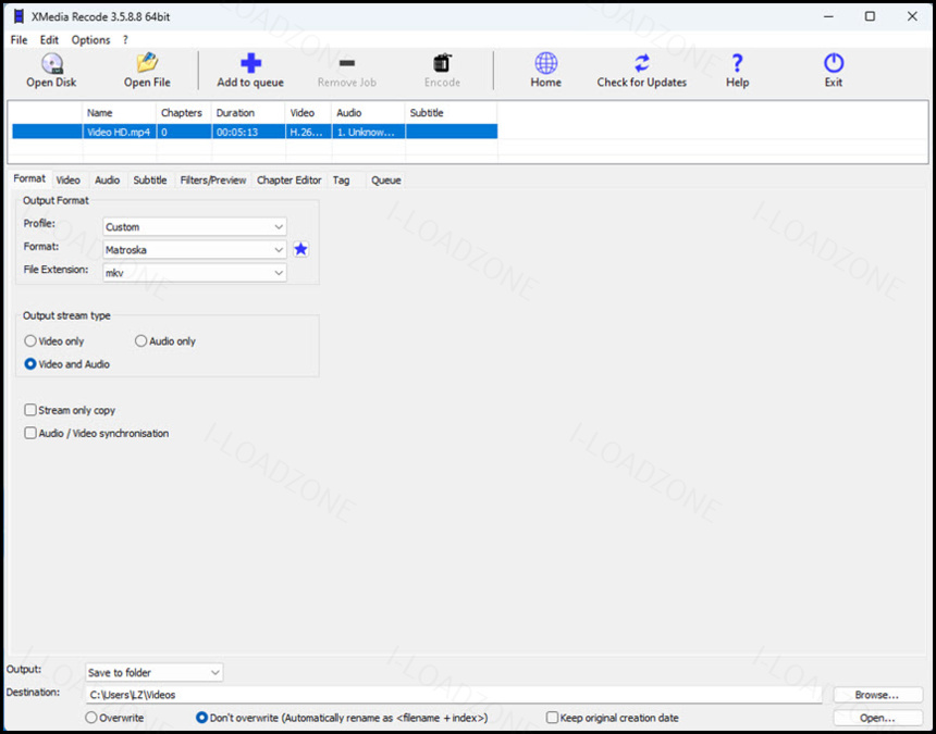XMedia Recode 3 ล่าสุด โปรแกรมแปลงไฟล์วิดีโอและเสียง ฟรี