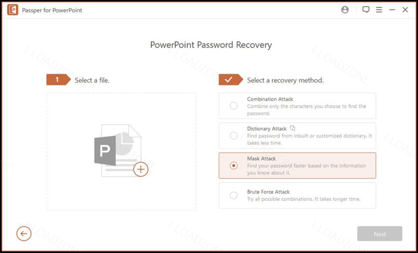 Passper for PowerPoint 4 ล่าสุด โปรแกรมกู้คืนรหัสผ่าน PowerPoint
