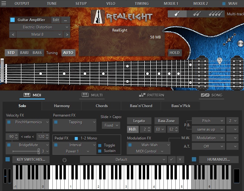 MusicLab RealEight 6 ล่าสุด โปรแกรมจำลองกีตาร์ไฟฟ้า