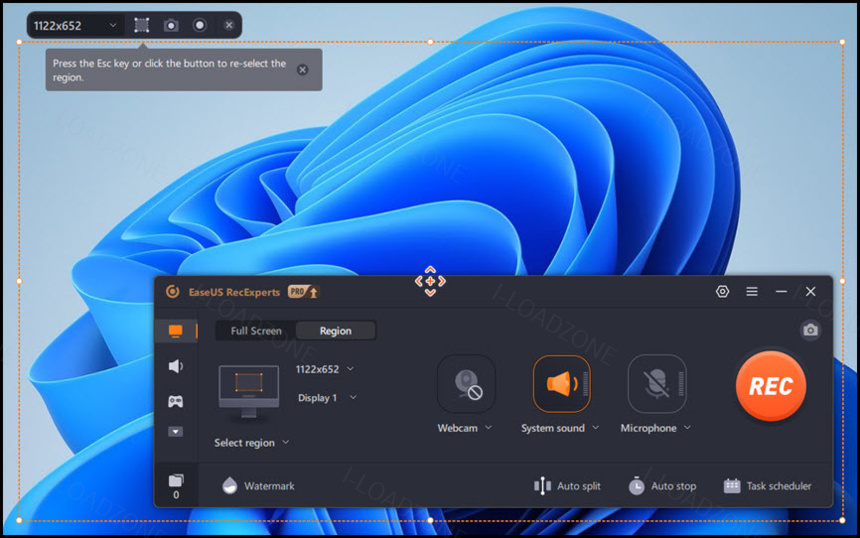 EaseUS RecExperts Pro 4 ล่าสุด โปรแกรมบันทึกหน้าจอ