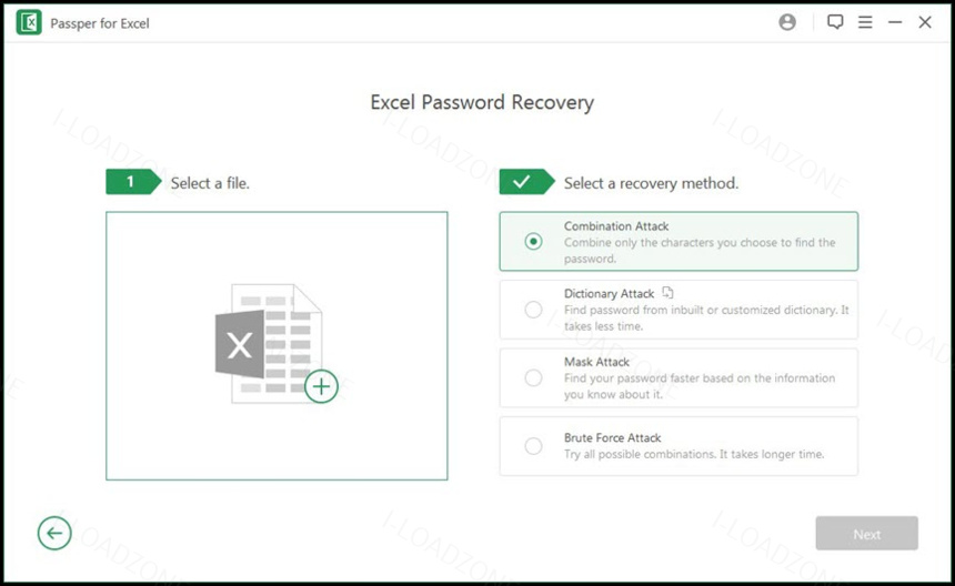 Passper for Excel 4 ล่าสุด โปรแกรมกู้คืนรหัสผ่าน Excel