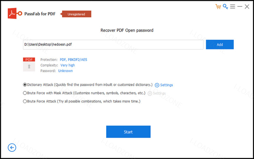 PassFab for PDF 8 ล่าสุด โปรแกรมปลดล็อกรหัสผ่าน PDF