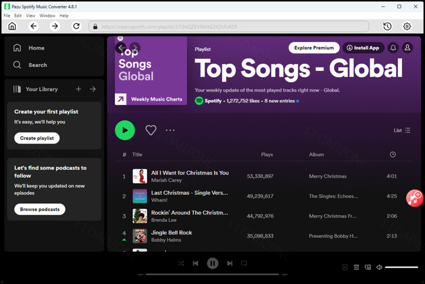 Pazu Spotify Music Converter 4 ล่าสุด โปรแกรมดาวน์โหลดเพลง Spotify