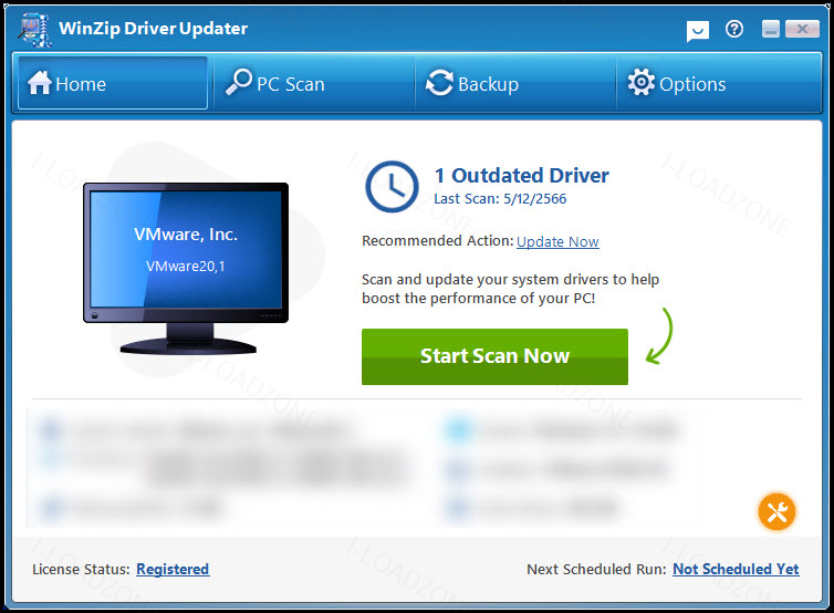 WinZip Driver Updater 5 ล่าสุด โปรแกรมอัปเดตไดรเวอร์อัตโนมัติ