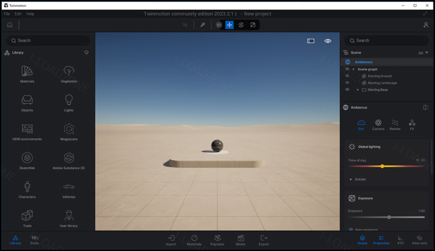 Twinmotion 2023 ล่าสุด โปรแกรมเรนเดอร์ 3D