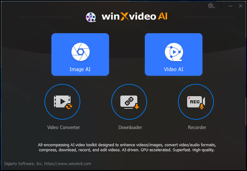 Winxvideo AI 4.10 โปรแกรมอัพสเกลวิดีโอและรูปภาพ ด้วย AI
