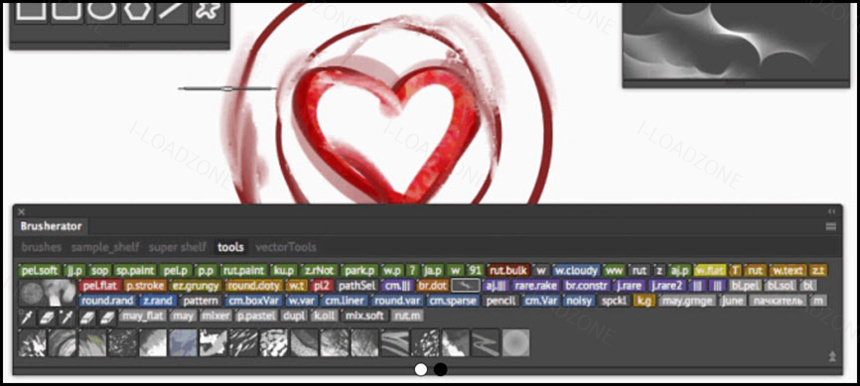 Brusherator 1 ล่าสุด (Win/macOS) ปลั๊กอินสำหรับ Photoshop โปรแกรม