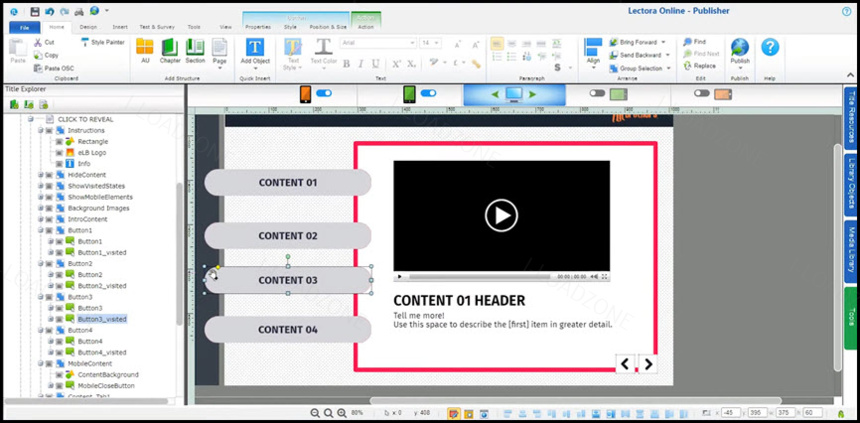Lectora Desktop 21 ล่าสุด โปรแกรมสร้างคอร์สเรียนออนไลน์