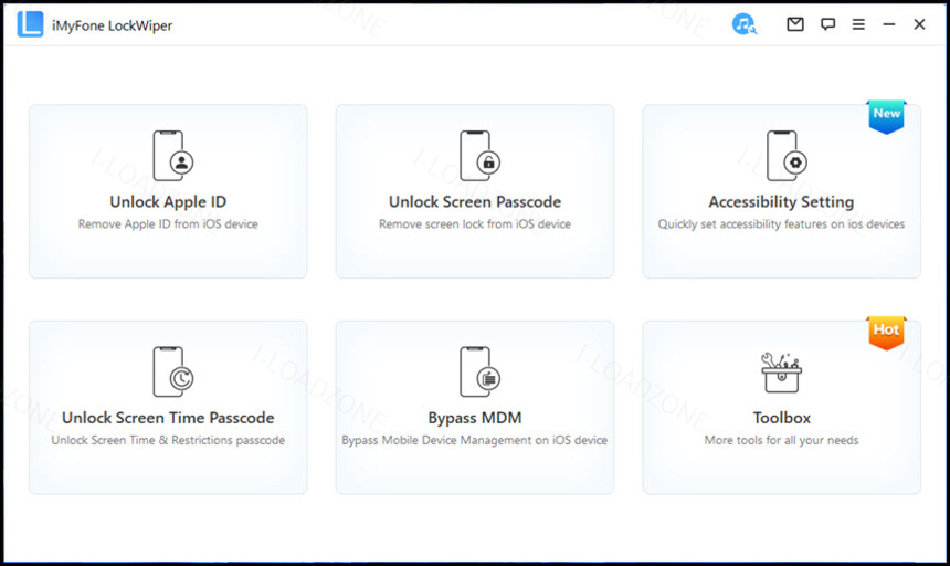 iMyFone LockWiper 7 ล่าสุด โปรแกรมปลดล็อค iPhone iPad