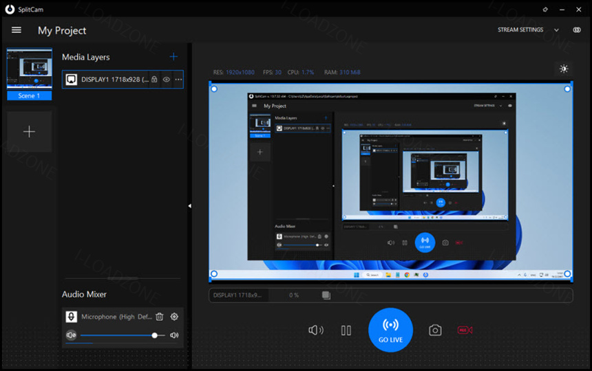 SplitCam 10 ล่าสุด โปรแกรมสตรีมมิ่ง YouTube, Facebook และอื่นๆ ฟรี