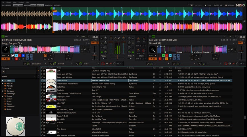 Mixxx 2 ล่าสุด โปรแกรมมิกซ์เพลง ฟรี