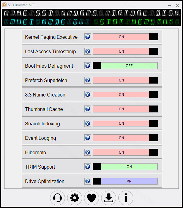 SSD Booster .NET 17.4 โปรแกรมเพิ่มประสิทธิภาพ SSD ฟรี